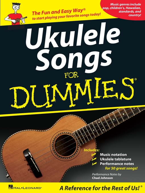 Cover image for Ukulele Songs for Dummies (Songbook)